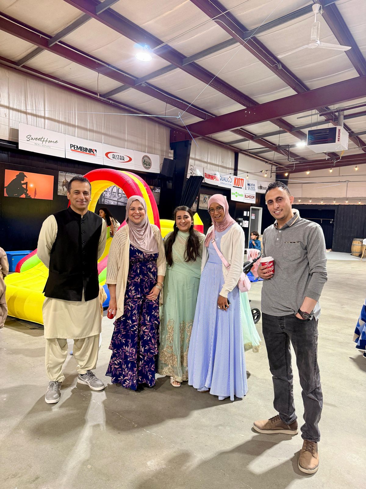 Community members at a Muslims of Cochrane celebration